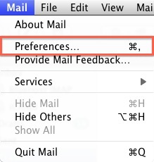 time warner email setup for mac